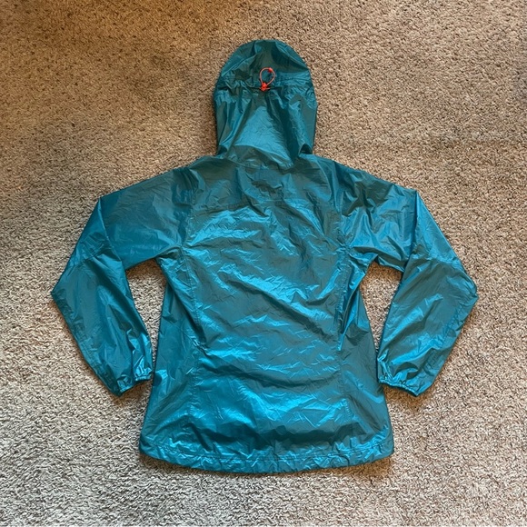 Patagonia Jacket Womens Medium Blue Hooded Windbreaker Full Zip Outdoor Polyamid - Picture 11 of 16